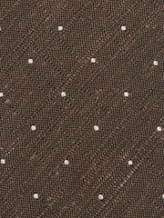 Reiss Capo Textured Silk Blend Polka Dot Tie - Imagen 5 de 5
