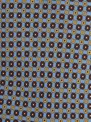 Reiss Soft Blue Mondello Silk Floral Print Tie - Image 5 of 5