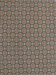 Reiss Olive Garda Silk Medallion Print Tie - Image 5 of 5