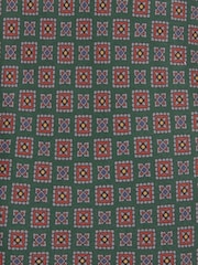 Reiss Forest Green Aderci Silk Square Floral Tie - Image 5 of 5