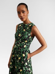 Hobbs Black 100% Cotton Tanya Dress - Image 2 of 4