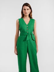Hobbs Green 100% Linen Melodie Jumpsuit - Image 3 of 4