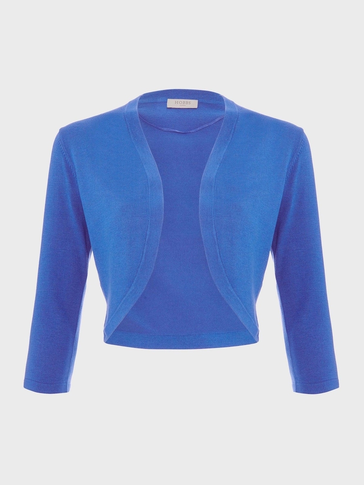 Hobbs Blue Chrome Carrie Bolero - Image 4 of 4 Hobbs Blue Chrome Carrie Bolero - Image 4 of 4