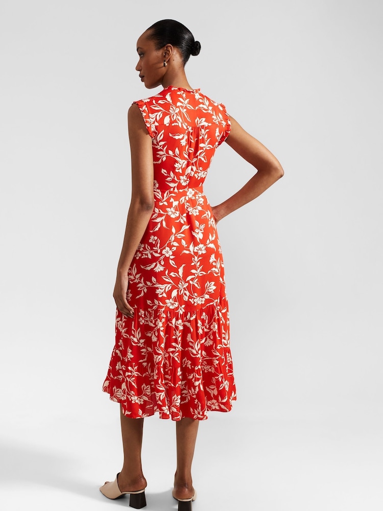 Hobbs Red Elsa Dress - Image 2 of 4