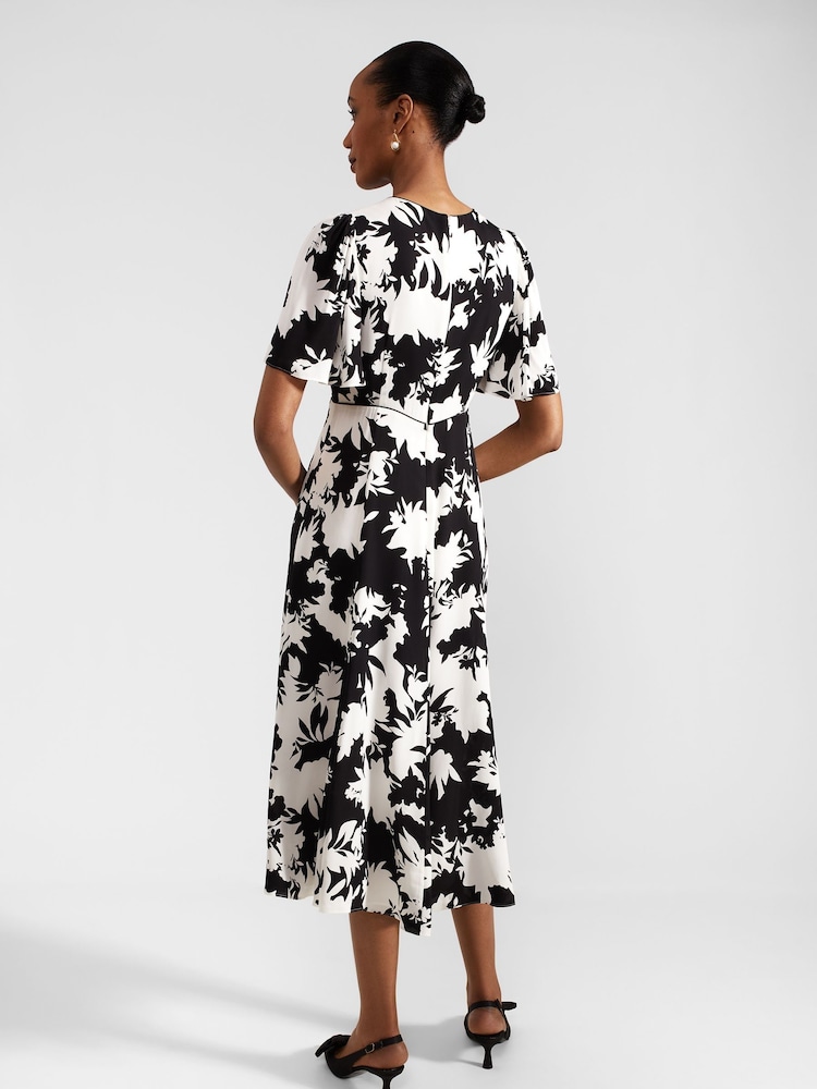 Hobbs White Alva Dress - Image 2 of 4 Hobbs White Alva Dress - Image 2 of 4