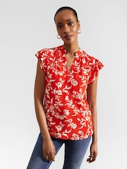 Hobbs Red Cleo Top - Image 1 of 4