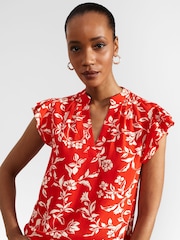 Hobbs Red Cleo Top - Image 3 of 4