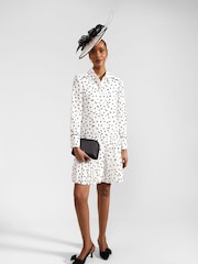 Hobbs White Francesca Dress - Image 3 of 4