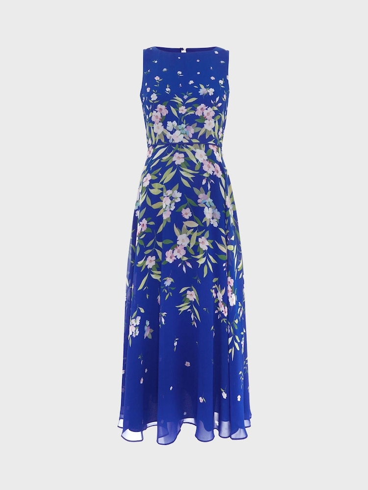 Hobbs Blue Chrome Carly Dress - Image 4 of 4