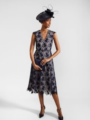 Hobbs Black Hannah Lace Dress - Image 1 of 4