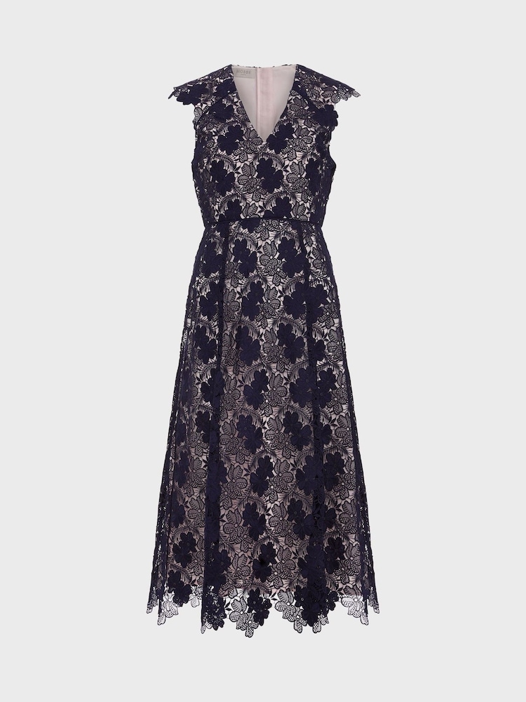 Hobbs Black Hannah Lace Dress - Image 4 of 4