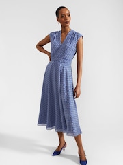 Hobbs Blue Hailey Dress - Image 1 of 4