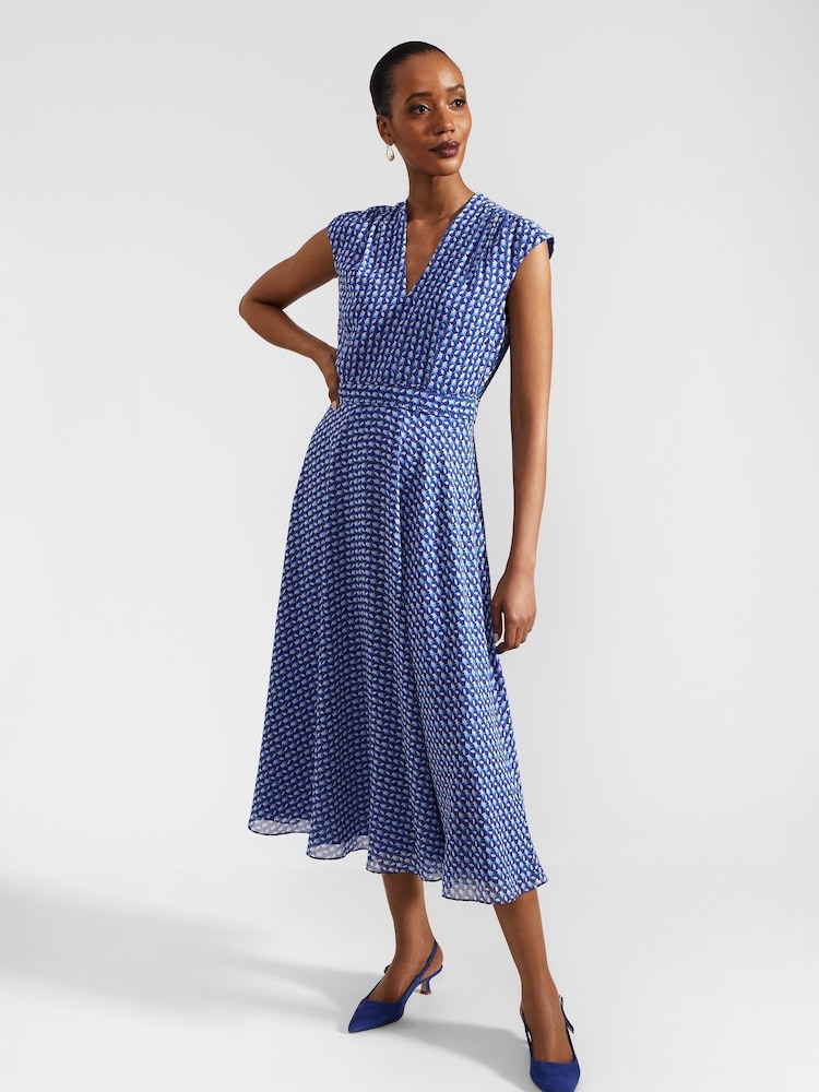 Hobbs Blue Hailey Dress - Image 1 of 4