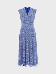 Hobbs Blue Hailey Dress - Image 4 of 4