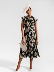 Hobbs Black Erica Dress - Image 3 of 4