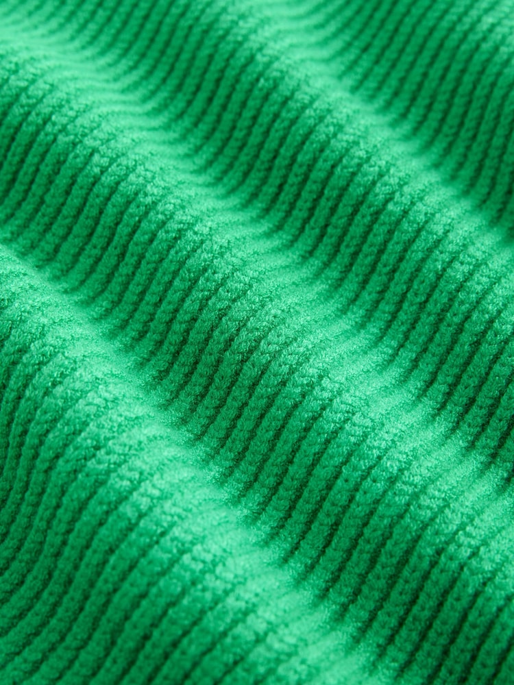 Leuchtend grün - Strickpullover mit V-Ausschnitt - Bild 5 von 5 Leuchtend grün - Strickpullover mit V-Ausschnitt - Bild 5 von 5