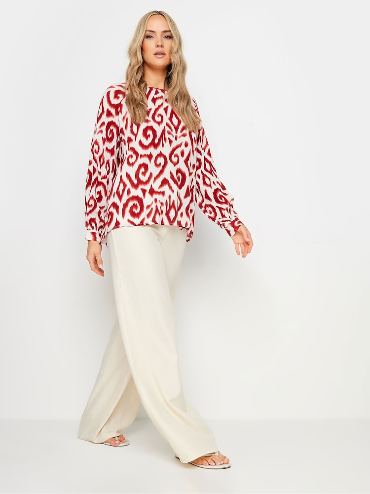 Long Tall Sally Print Raglan Sleeve Top - Imagen 2 de 5 Long Tall Sally Print Raglan Sleeve Top - Imagen 2 de 5