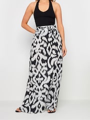 Long Tall Sally Black Abstract Maxi Skirt - Image 2 of 5