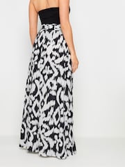 Long Tall Sally Black Abstract Maxi Skirt - Image 4 of 5