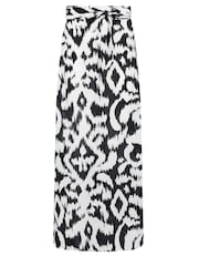 Long Tall Sally Black Abstract Maxi Skirt - Image 5 of 5