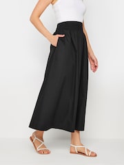 Long Tall Sally Black Shir Waist Midaxi Skirt - Image 2 of 5