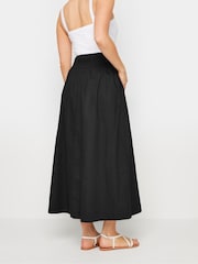 Long Tall Sally Black Shir Waist Midaxi Skirt - Image 3 of 5