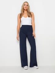 Long Tall Sally Blue Wide Leg Yoga Pants - Image 1 of 5