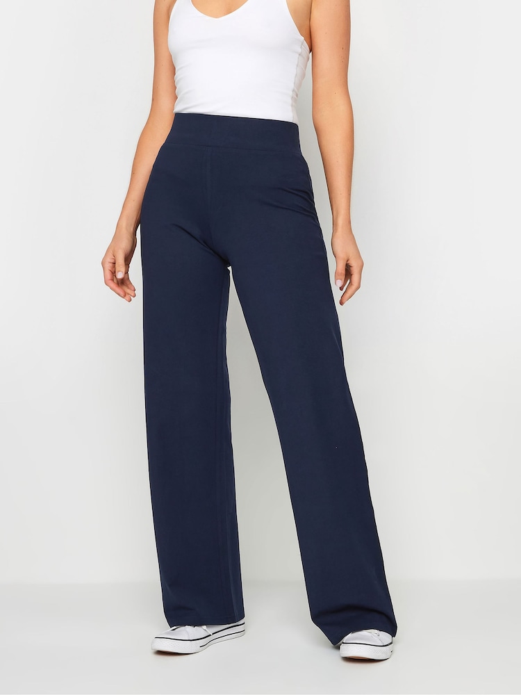 Long Tall Sally Blue Wide Leg Yoga Pants - Image 2 of 5