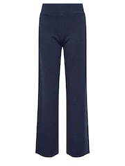 Long Tall Sally Blue Wide Leg Yoga Pants - Image 5 of 5