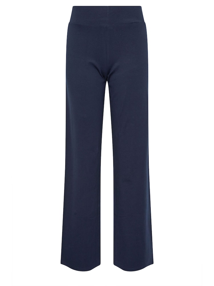 Long Tall Sally Blue Wide Leg Yoga Pants - Image 5 of 5