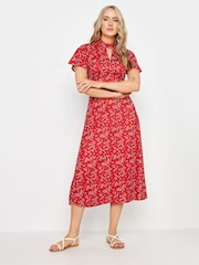 Long Tall Sally Ditsy com decote em V Midi Dress - Imagem 2 de 5