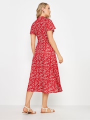 Long Tall Sally Ditsy com decote em V Midi Dress - Imagem 3 de 5