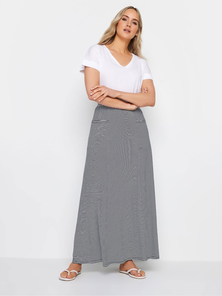 Long Tall Sally Stripe Fit And Flare Skirt - Bild 1 von 5