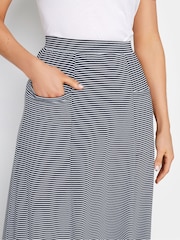Long Tall Sally Stripe Fit And Flare Skirt - Bild 4 von 5