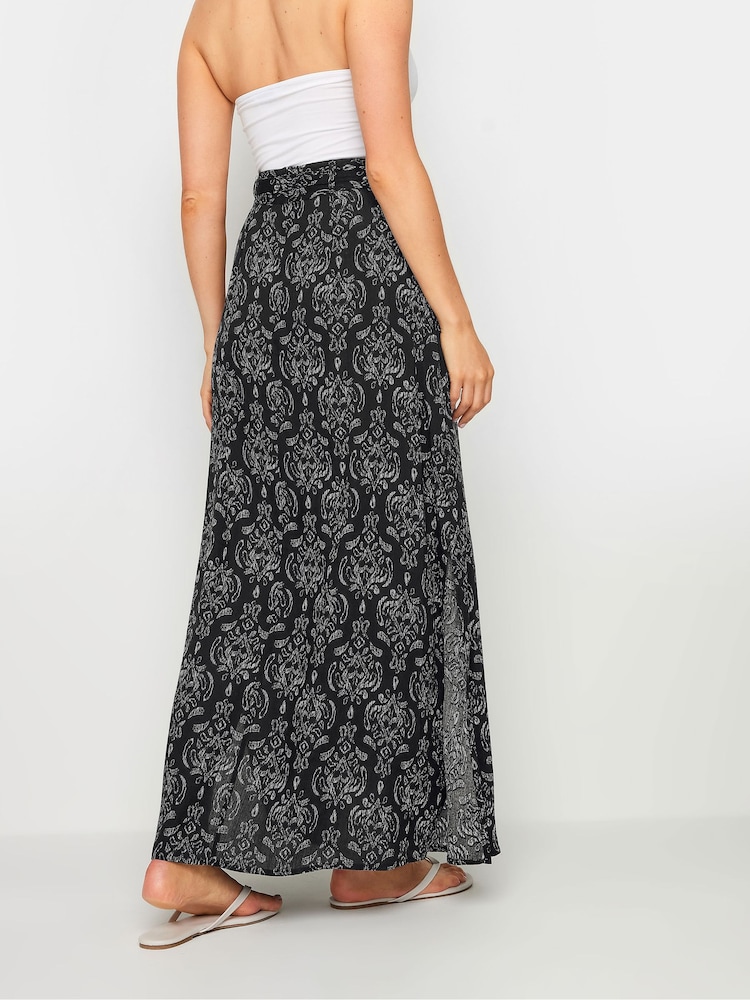 Long Tall Sally Black Print Maxi Skirt - Image 2 of 5