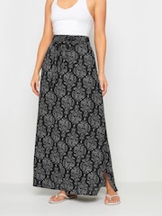 Long Tall Sally Black Print Maxi Skirt - Image 3 of 5