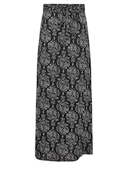 Long Tall Sally Black Print Maxi Skirt - Image 5 of 5