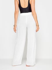 Long Tall Sally White Crinkle Trousers - Image 3 of 5