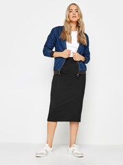 Long Tall Sally Black Sweat Skirt - Image 1 of 5