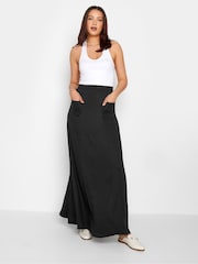 Long Tall Sally Black Maxi Fit And Flare Skirt - Image 2 of 3