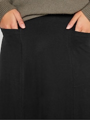 Long Tall Sally Black Maxi Fit And Flare Skirt - Image 3 of 3