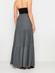 Long Tall Sally Grey Crinkle Tiered Skirt - Image 3 of 5