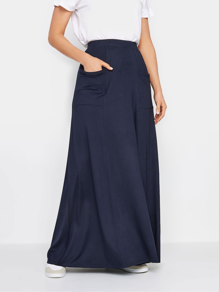Long Tall Sally Blue Fit And Flare Skirt - Image 2 of 5