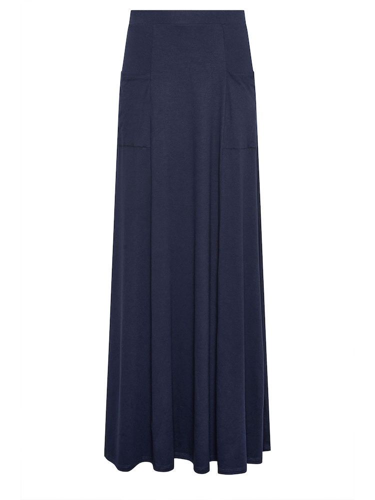 Long Tall Sally Blue Fit And Flare Skirt - Image 5 of 5