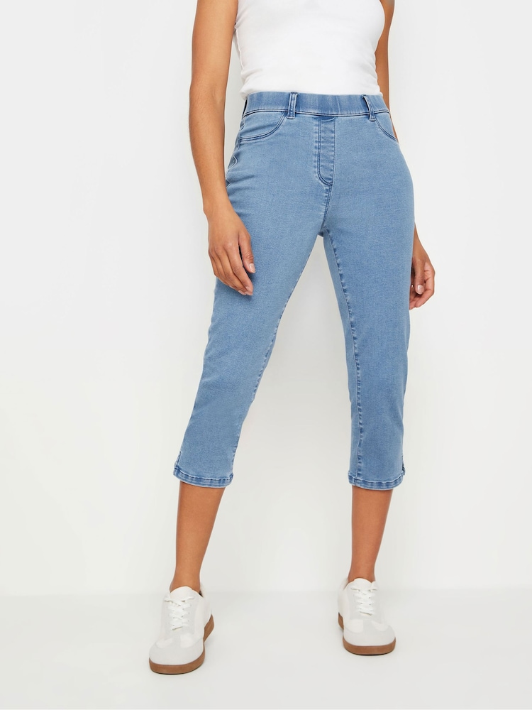 M&Co Blue Petite Capri Jeans - Image 1 of 5