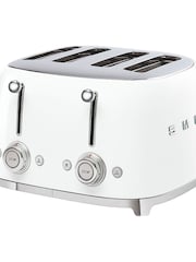 Smeg White 4 Slice Toaster - Image 2 of 6
