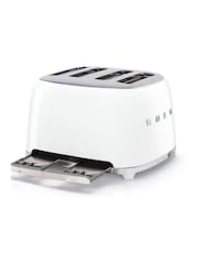 Smeg White 4 Slice Toaster - Image 4 of 6