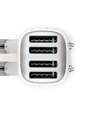 Smeg White 4 Slice Toaster - Image 5 of 6