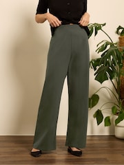 M&Co Green Wide Leg Yoga Trousers - Image 1 of 5