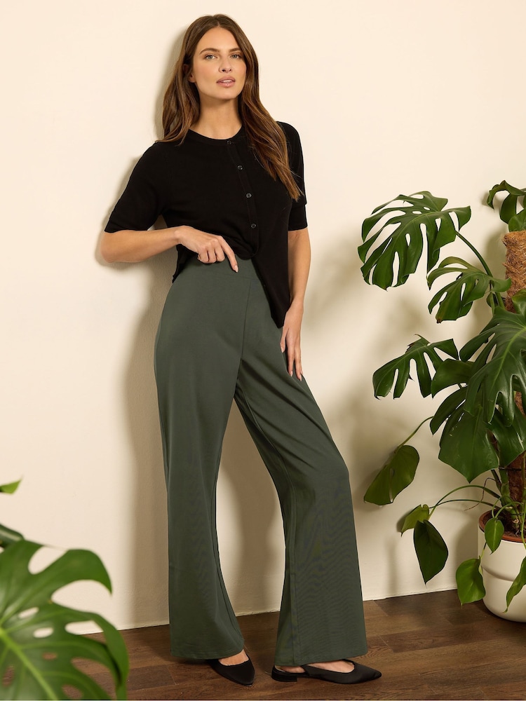 M&Co Green Wide Leg Yoga Trousers - Image 2 of 5